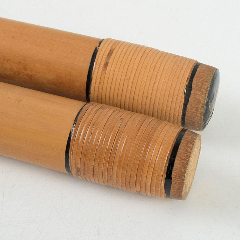 木管楽器　竹製　横笛　篠笛　みさと笛　幸幹　2本　袋付　V　9634