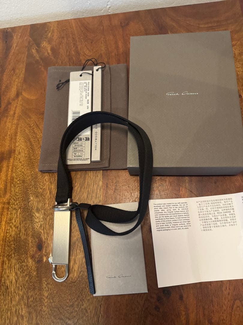 Rick Owens 25SS ネックストラップ　キーホルダー　ネックレス