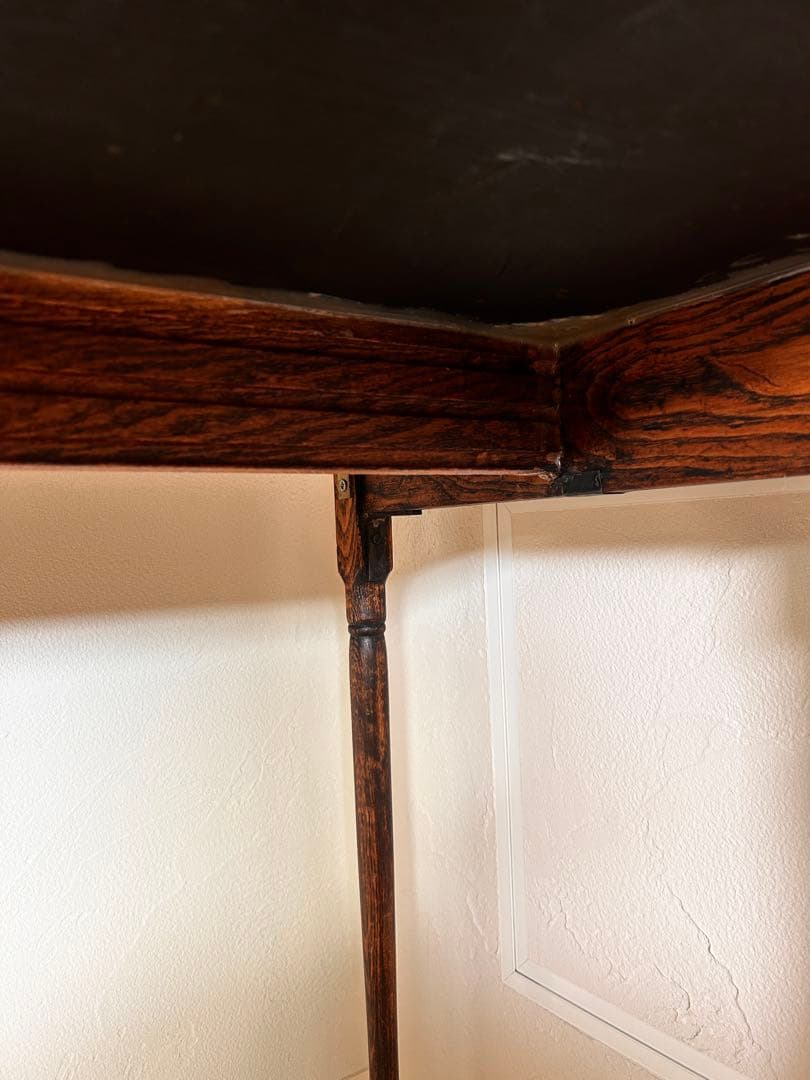 1940年代 フランスアンティーク古木ダイニングテーブル/木製机/作業台/デスク