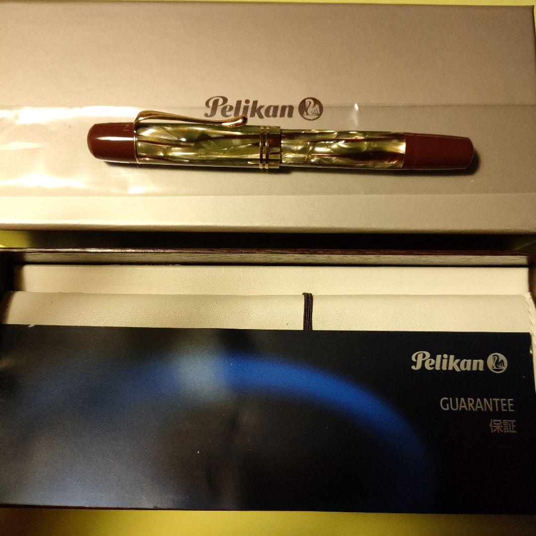 Pelikan ペリカン 万年筆 M101N トータスシェルブラウン B