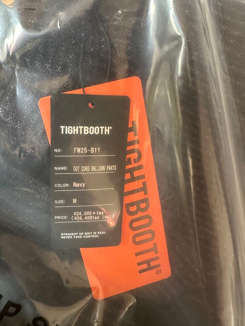 TIGHTBOOTH タイトブース　コーデュロイパンツ PANTS バルーン