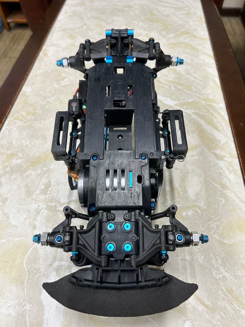 タミヤ　M-07シャーシ　メカ、モーター付き