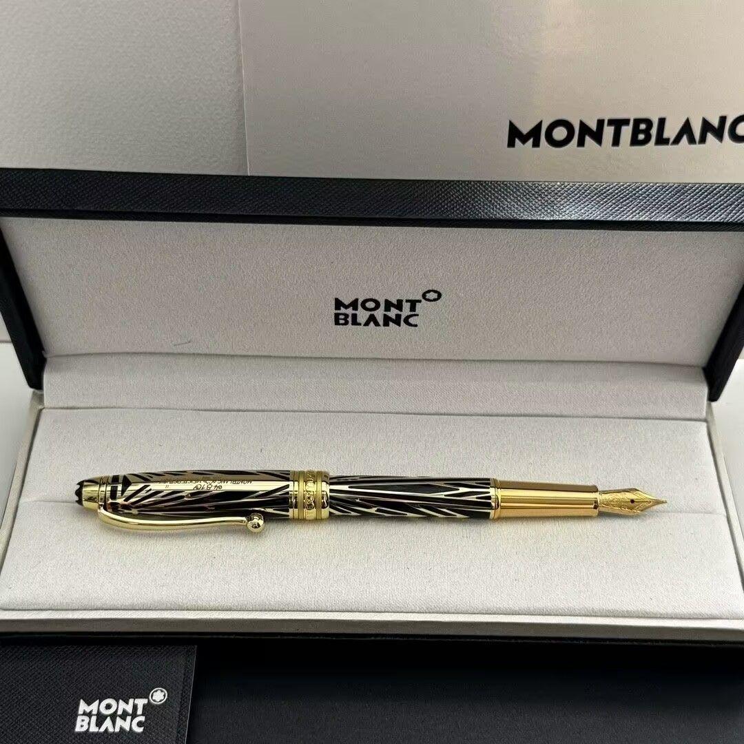 MONTBLANC 万年筆 黒と金