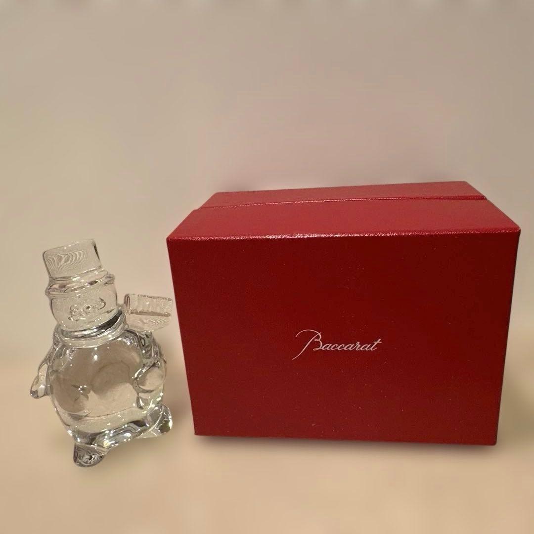 バカラ　クリスタル　スノーマン
