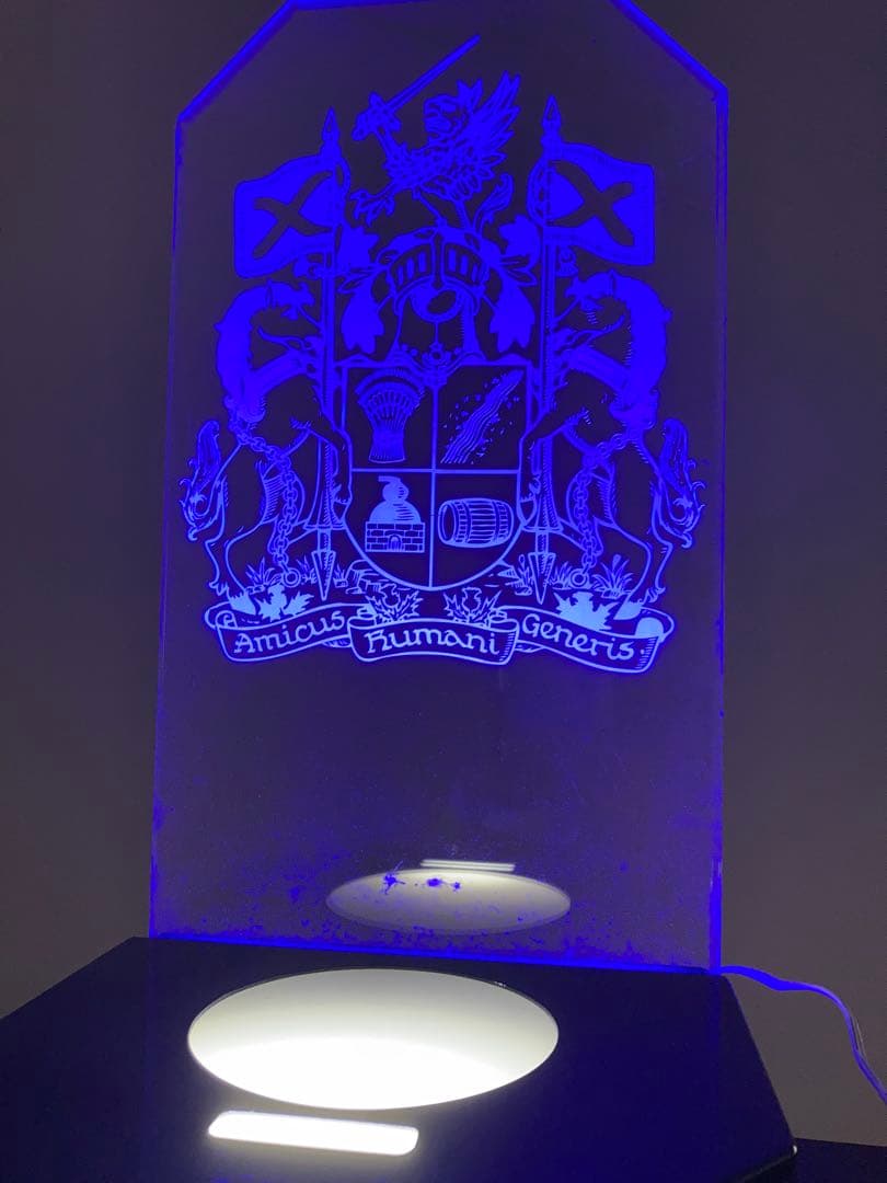 非売品 バランタイン アクリル製 LEDライト ボトルディスプレイ