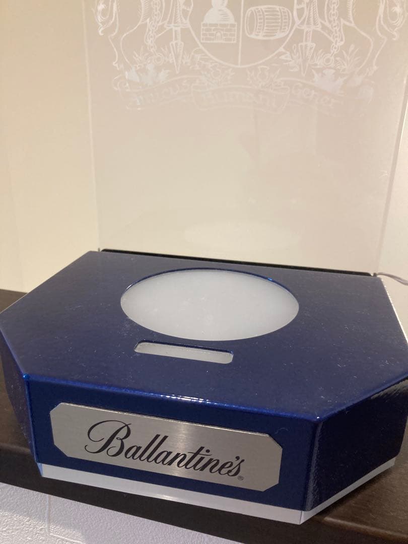 非売品 バランタイン アクリル製 LEDライト ボトルディスプレイ