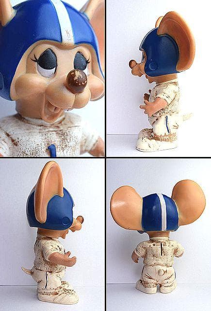 1970’s トッポジージョ ビンテージ 貯金箱 フットボール アメフト ソフビ