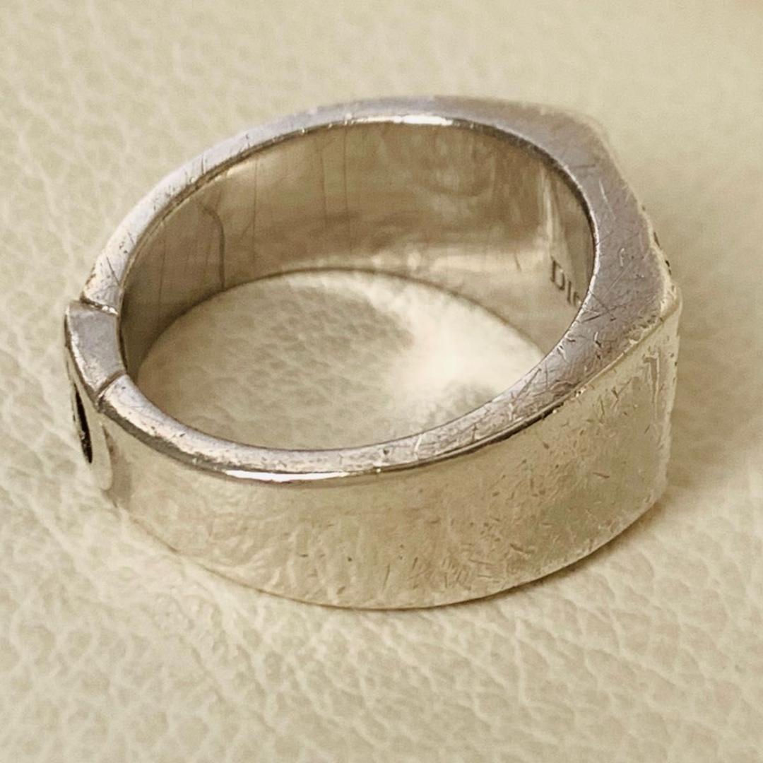 クリスチャンディオール オブリーク シグネット リング 指輪 925 19号