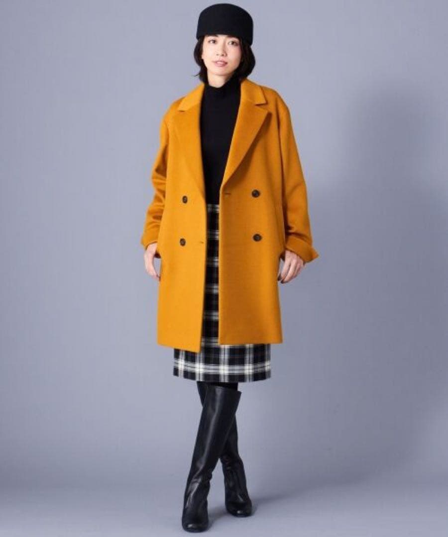 23区 ニジュウサンク ウールアンゴラビーバーチェスターコート