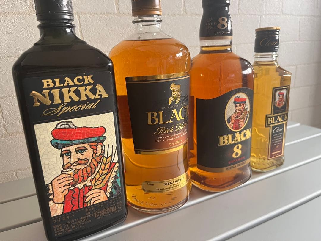 ぽ*と様 ニッカウィスキー　ブラックニッカ　まとめ売り　4本