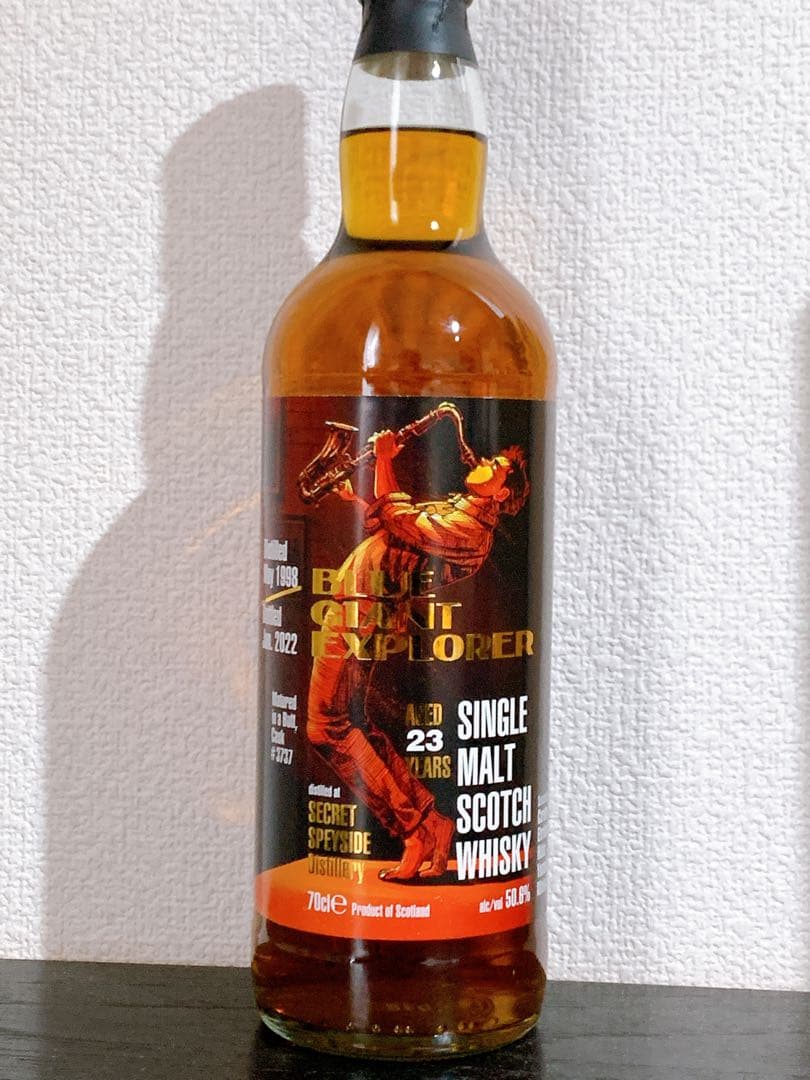 ウイスキー ミュウ　BLUE GIANT EXPLORER スペイサイド　23年