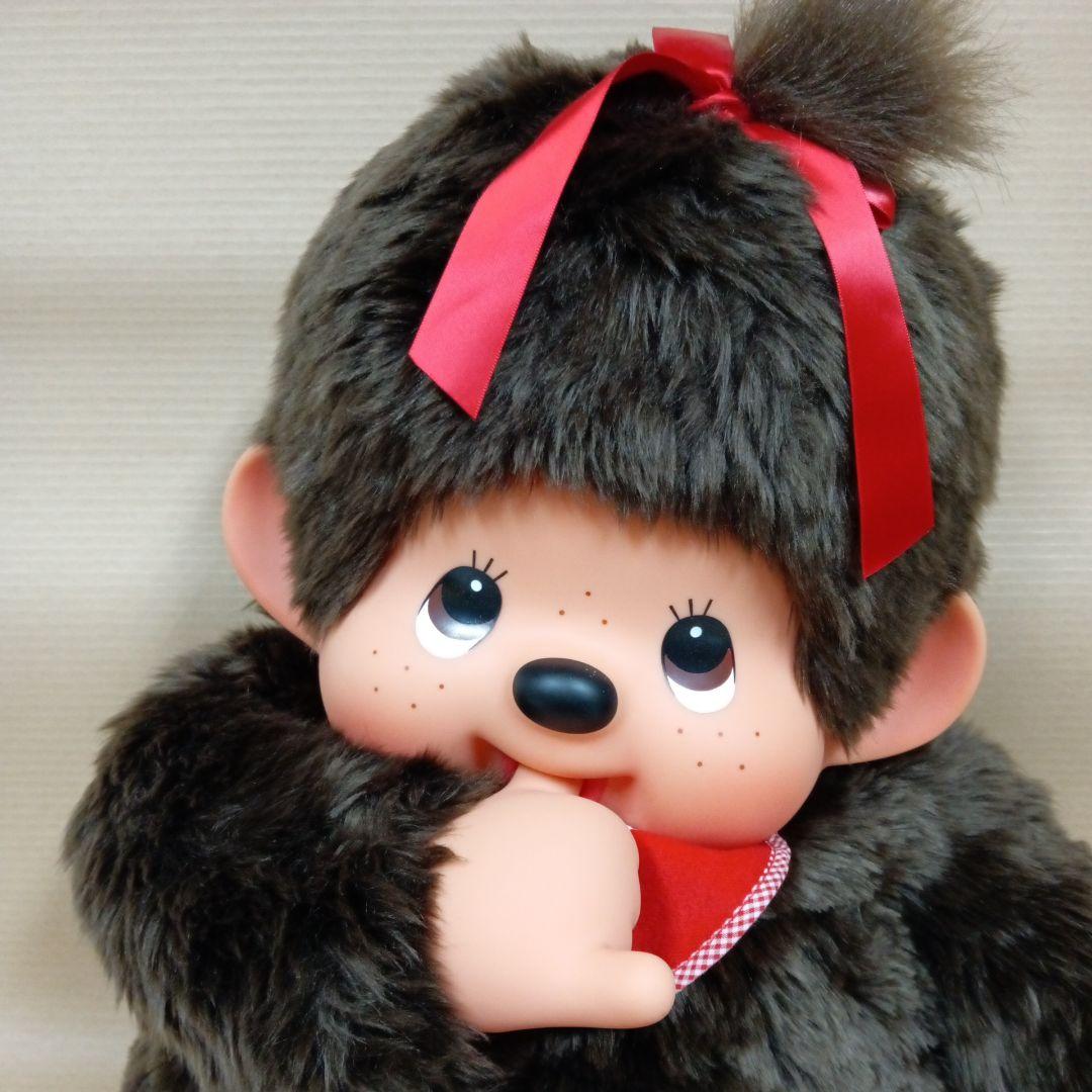 【超美品】R★プレミアムスタンダードモンチッチ2L 女の子 ぬいぐるみ ブラウン