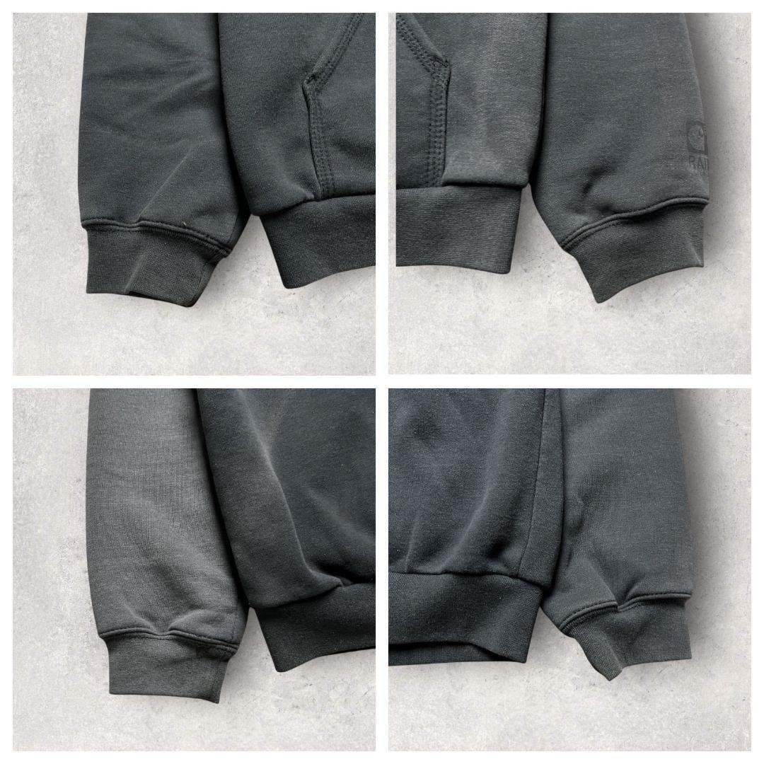 カーハート 裏サーマル ジップアップ パーカー ダブルフェイス ブラック S