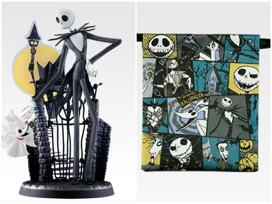 A賞＋F賞2点 一番くじ〈ティム・バートン ナイトメアー・ビフォア・クリスマス〉