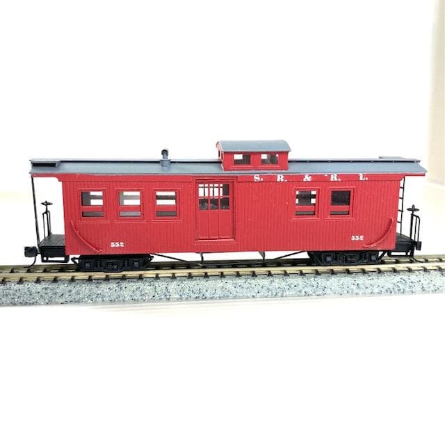 SR&RL Long Caboose KIT 珊瑚模型製 HOn30(9㎜)