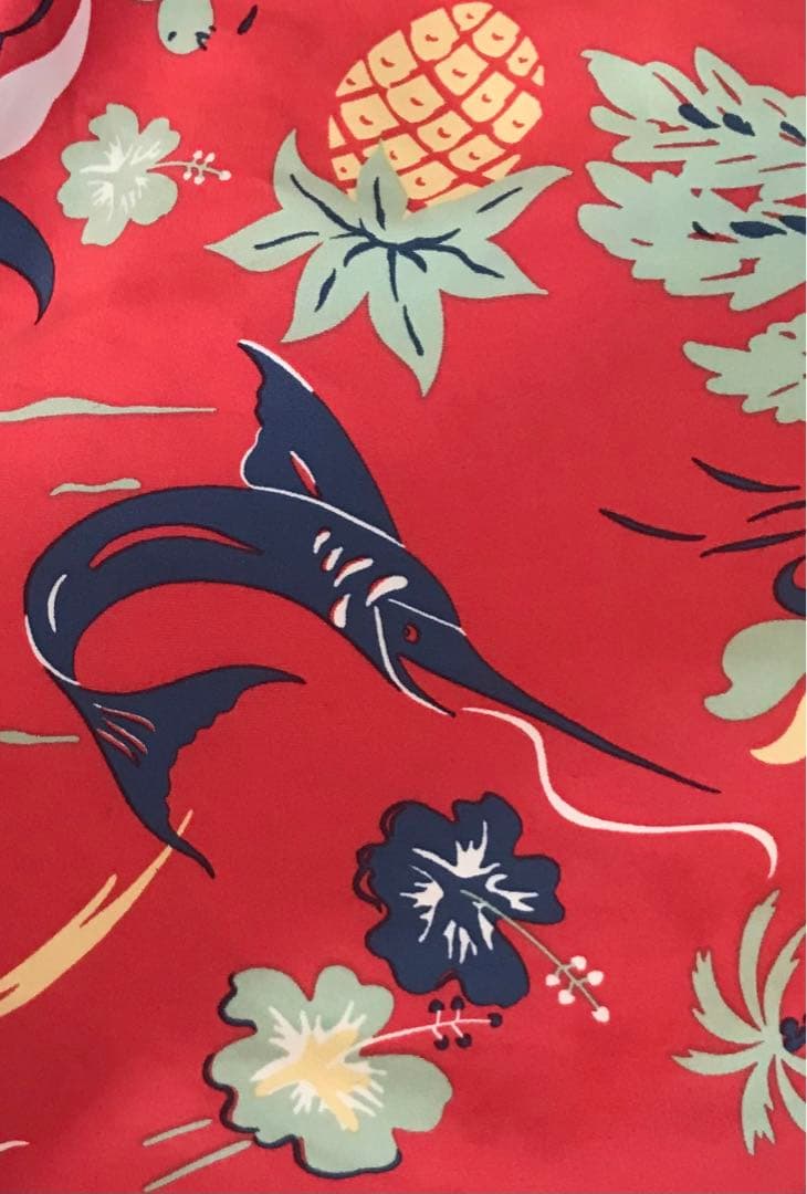 夏の主役服 即完売 ラルフローレン カジキ トロピカル柄 スイムショーツ M