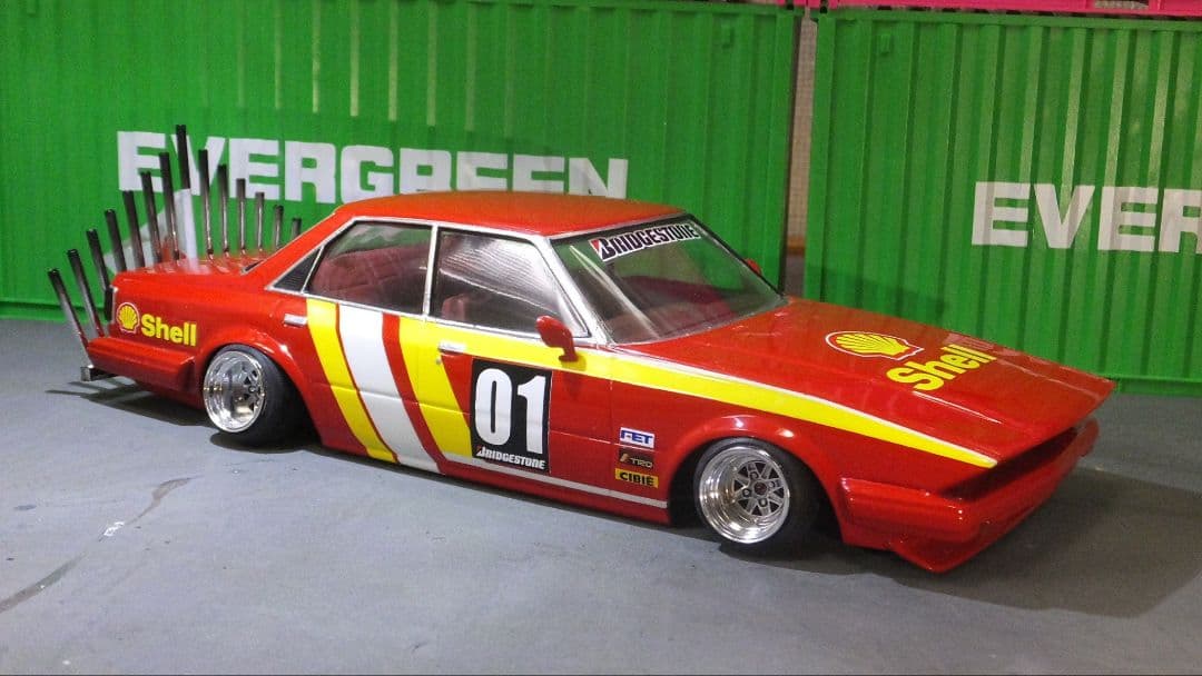 1/20 GX61　マークII ツインカム24 福岡仕様　道東仕様　ノンスリ