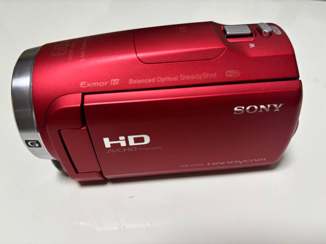 値下げ！ソニー SONY HDR-CX680 R レッド デジタルビデオカメラ