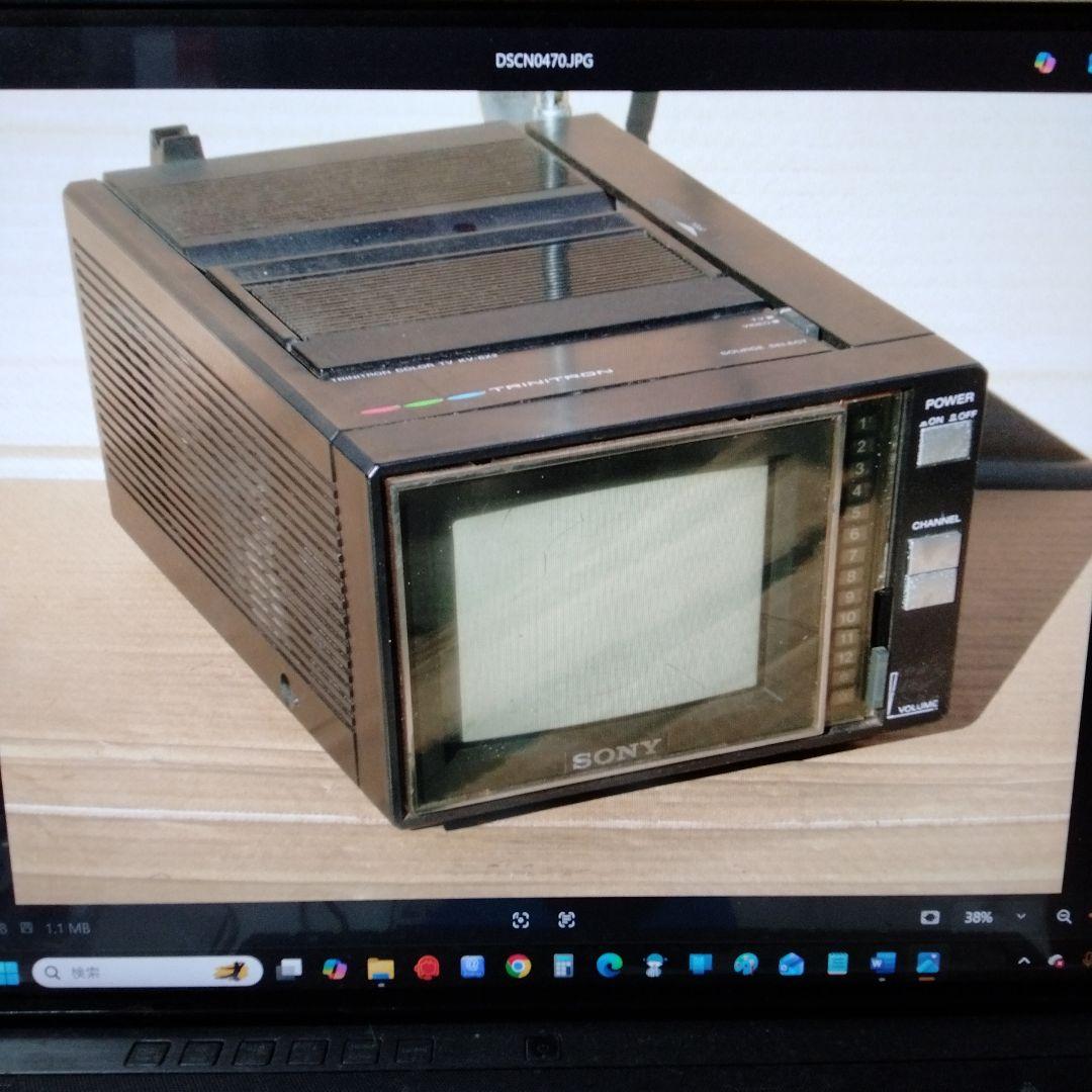 SONY TRINITRON COLOR TV KV-6X2 ポータブルテレビ