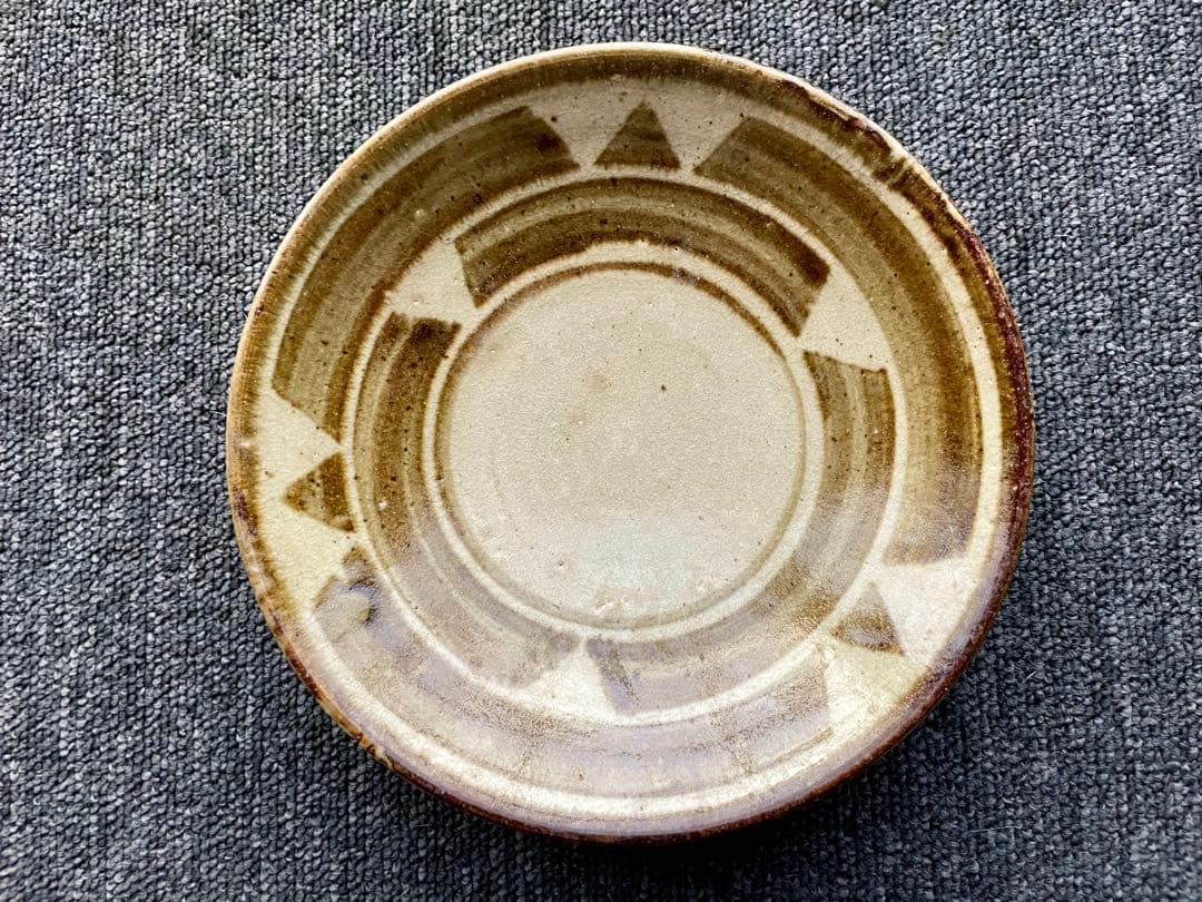 濱田庄司　鉄絵皿