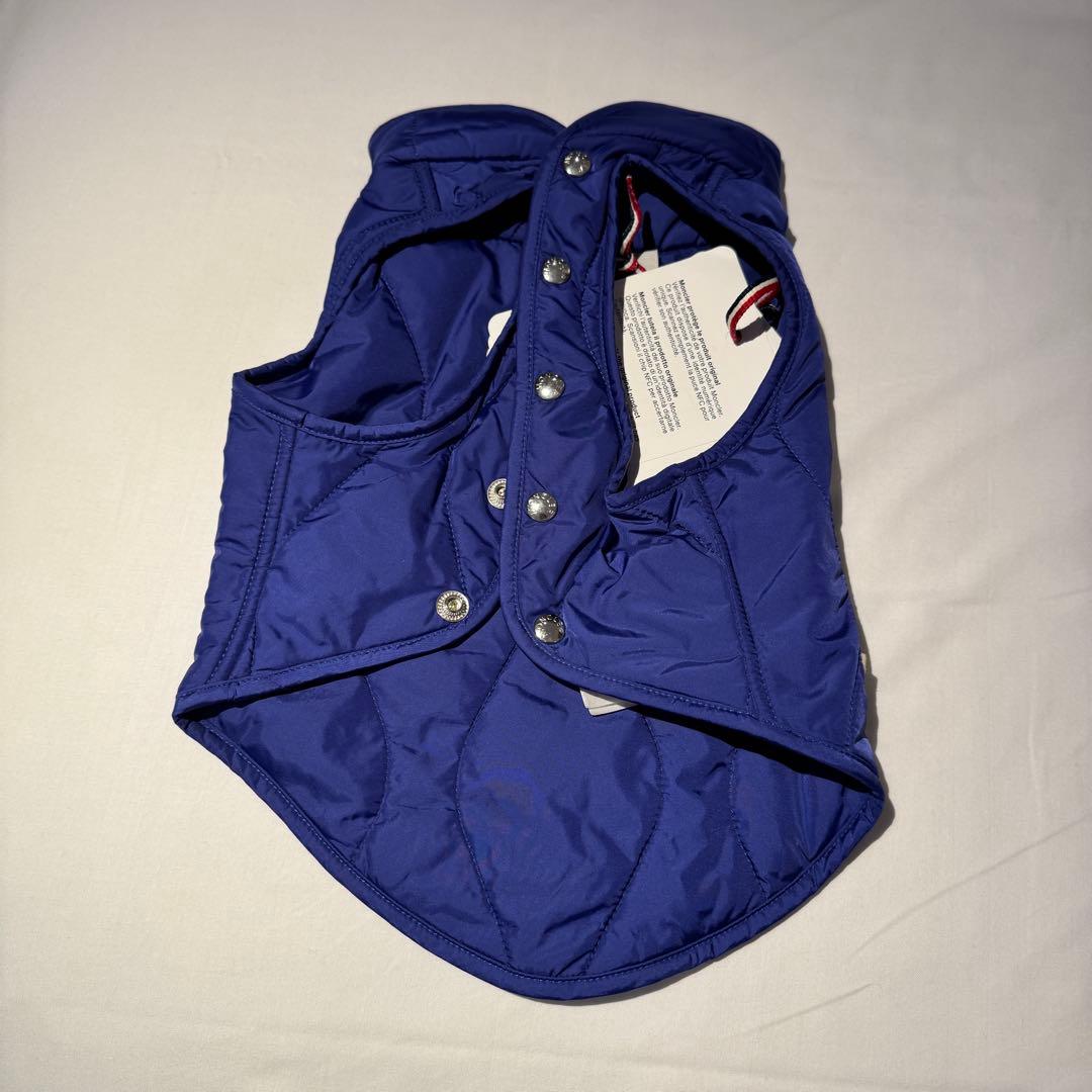 ドッグベスト 犬 MONCLER モンクレール ブルー 青 ダウンジャケット