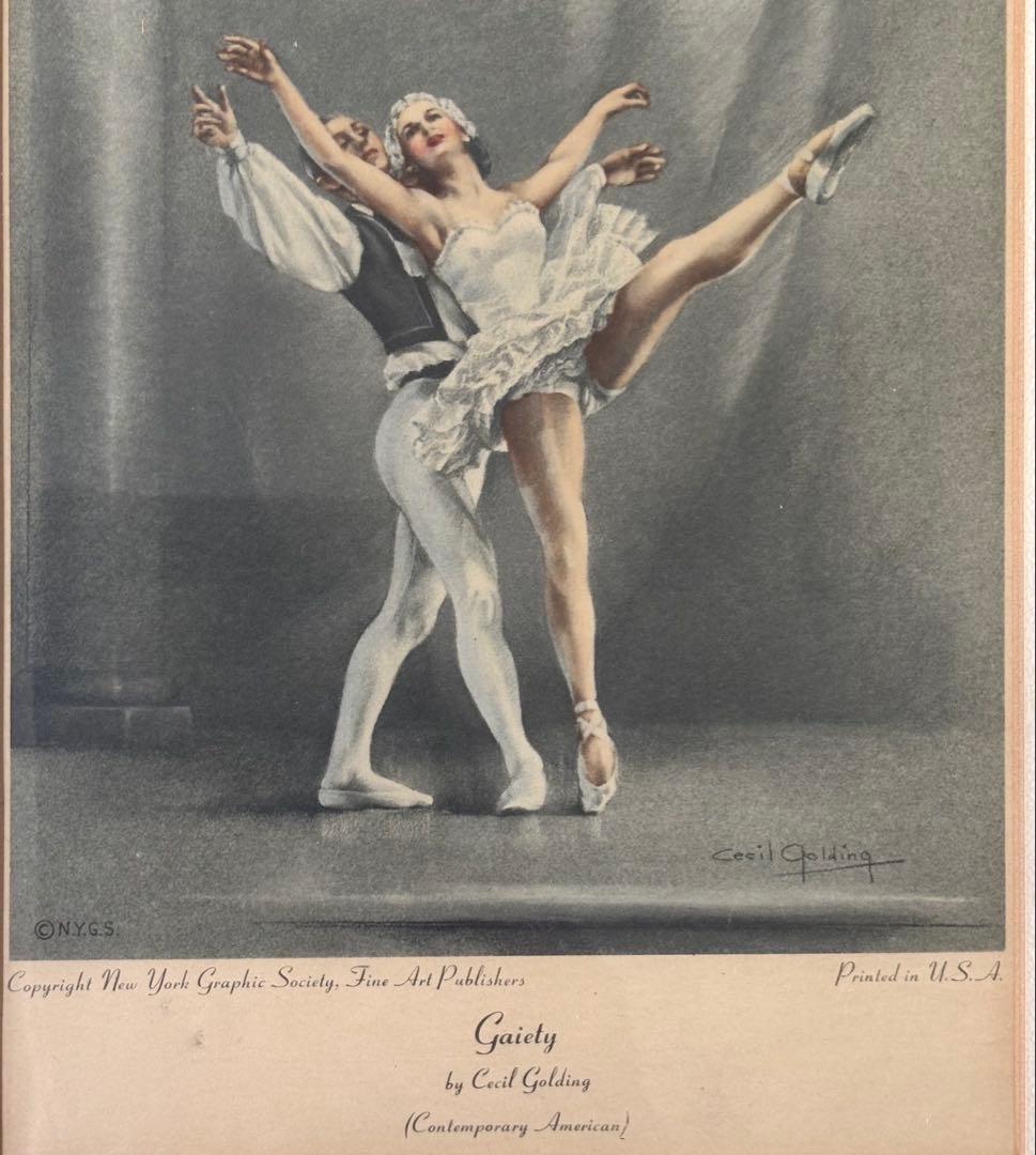 セシルゴールディング（Cecil Golding）プリントアート 2点セット