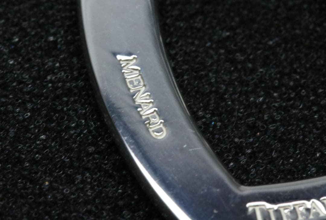 ティファニー メナード 925 ハート ブローチ シルバー 約10.3g