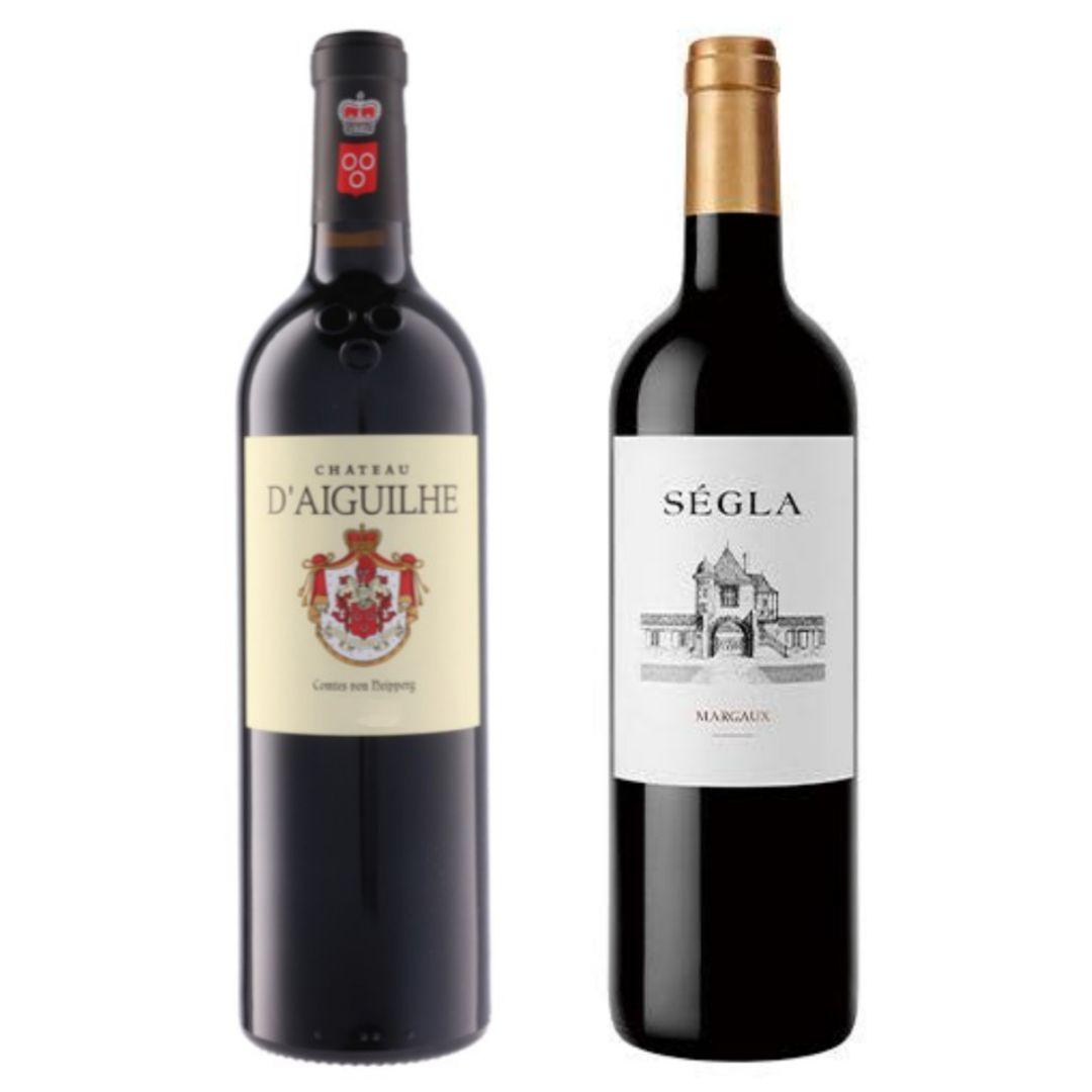 【送料無料】【2本セット】熟成ボルドー赤飲み比べ♪右岸＆左岸