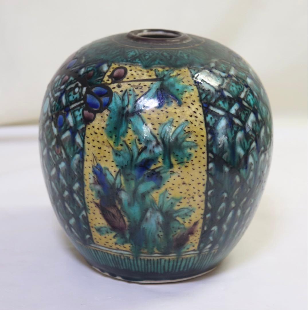 時代　九谷小壺　吉田屋　送料込み0227