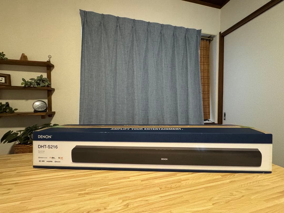 DHT-S216K 2022年製　DENON サウンドバー