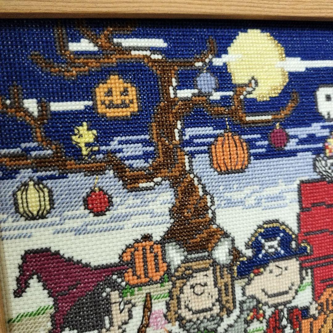 t様 フレーム付き価格 ホビーラホビーレ完成品 スヌーピーのハロウィンパーティ