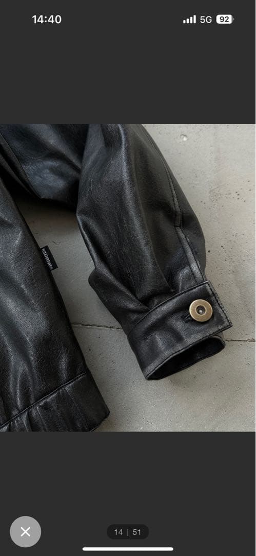 WISH FOR EVERアーティフィシャルダブルジップショートジャケット