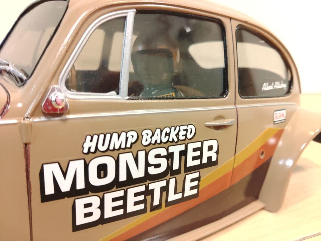 モンスタービートル　サンドベージュ塗装 タミヤ　ラジコン(プロポセット　箱付)