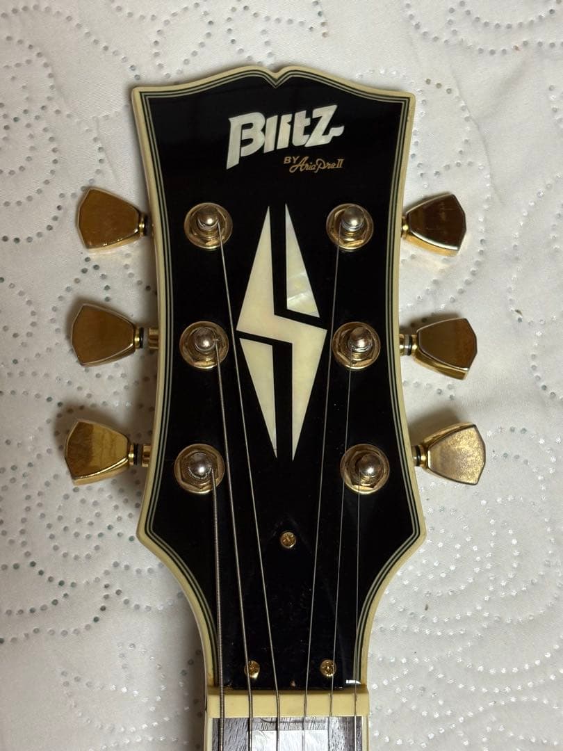Blitz by AriaProII レスポール カスタムタイプ ブラック