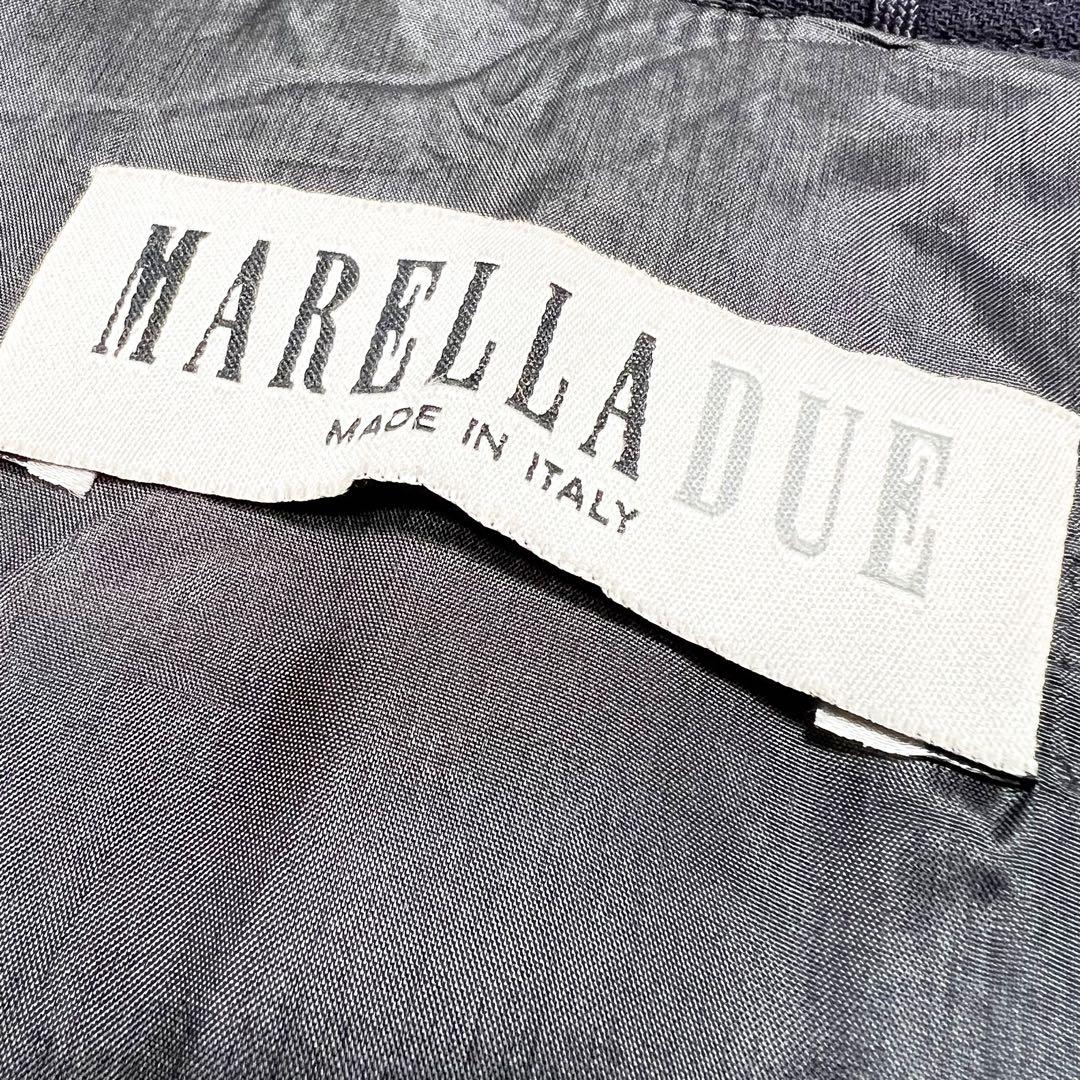 MaxMara マレーラ 金ボタン ライトチェスターコート XL相当 美品