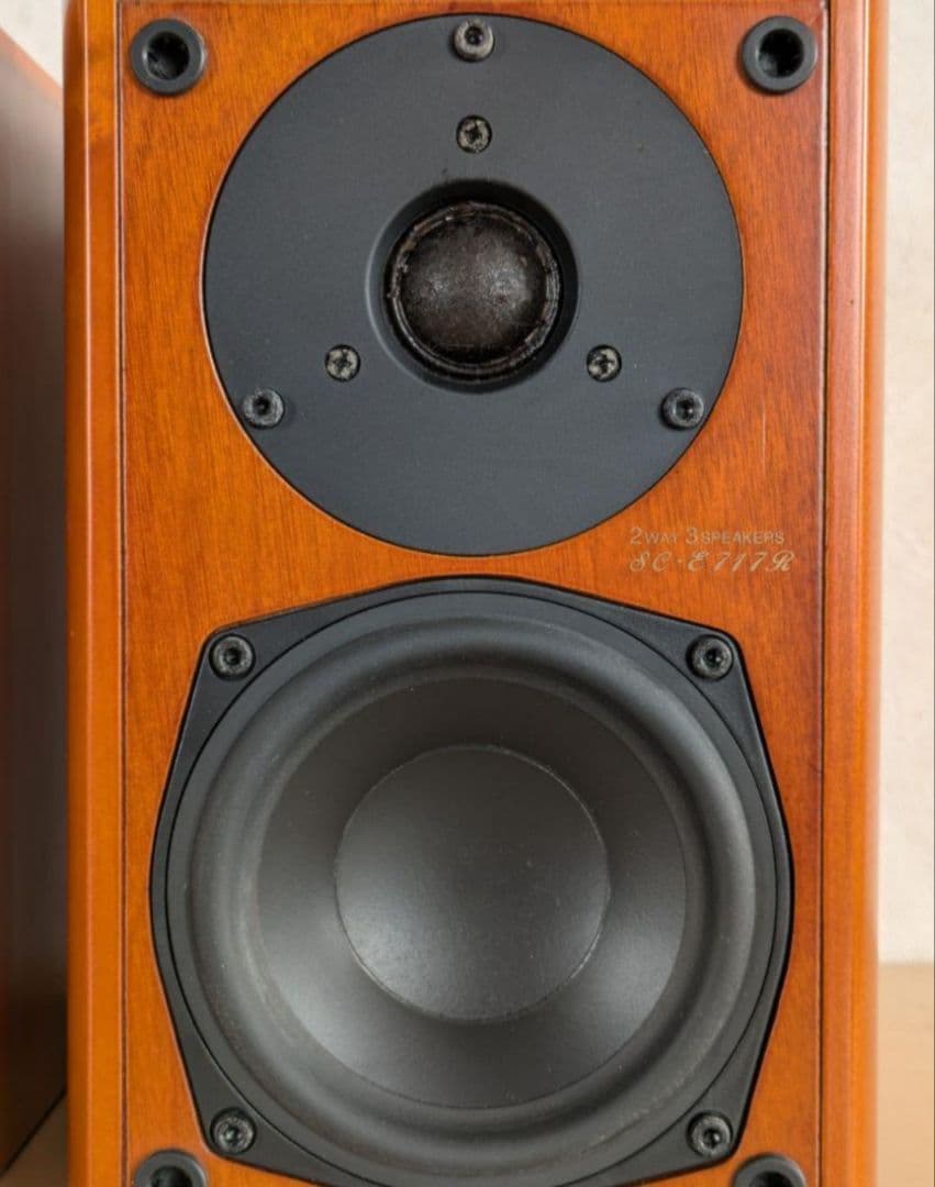 DENON SC-E717R 天然木使用！モンスターケーブル付き！