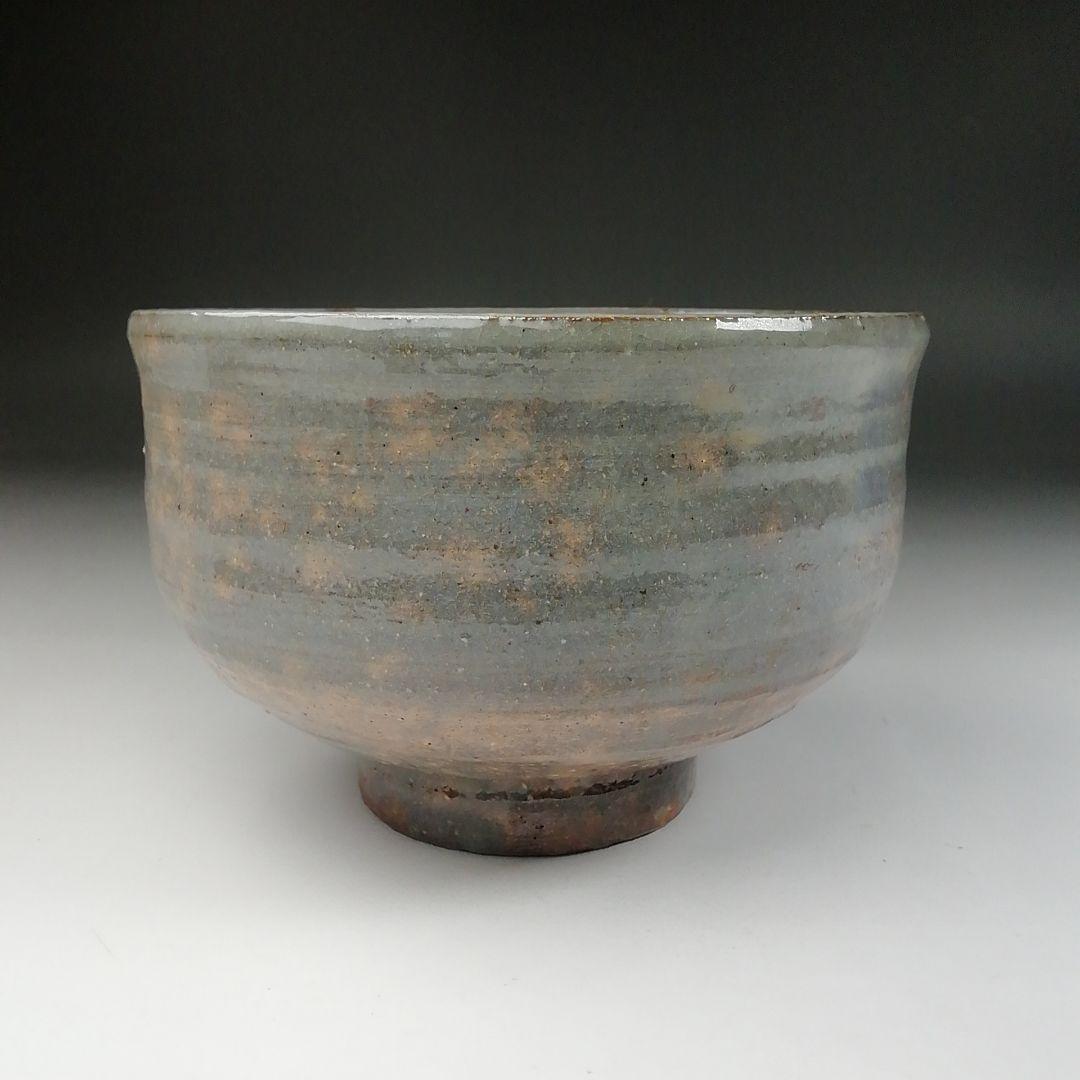 Ｔ６２８　茶碗　『窯変　茶碗』『二代　寒川栖豊 造』『久田宗也(尋牛斎)箱書』