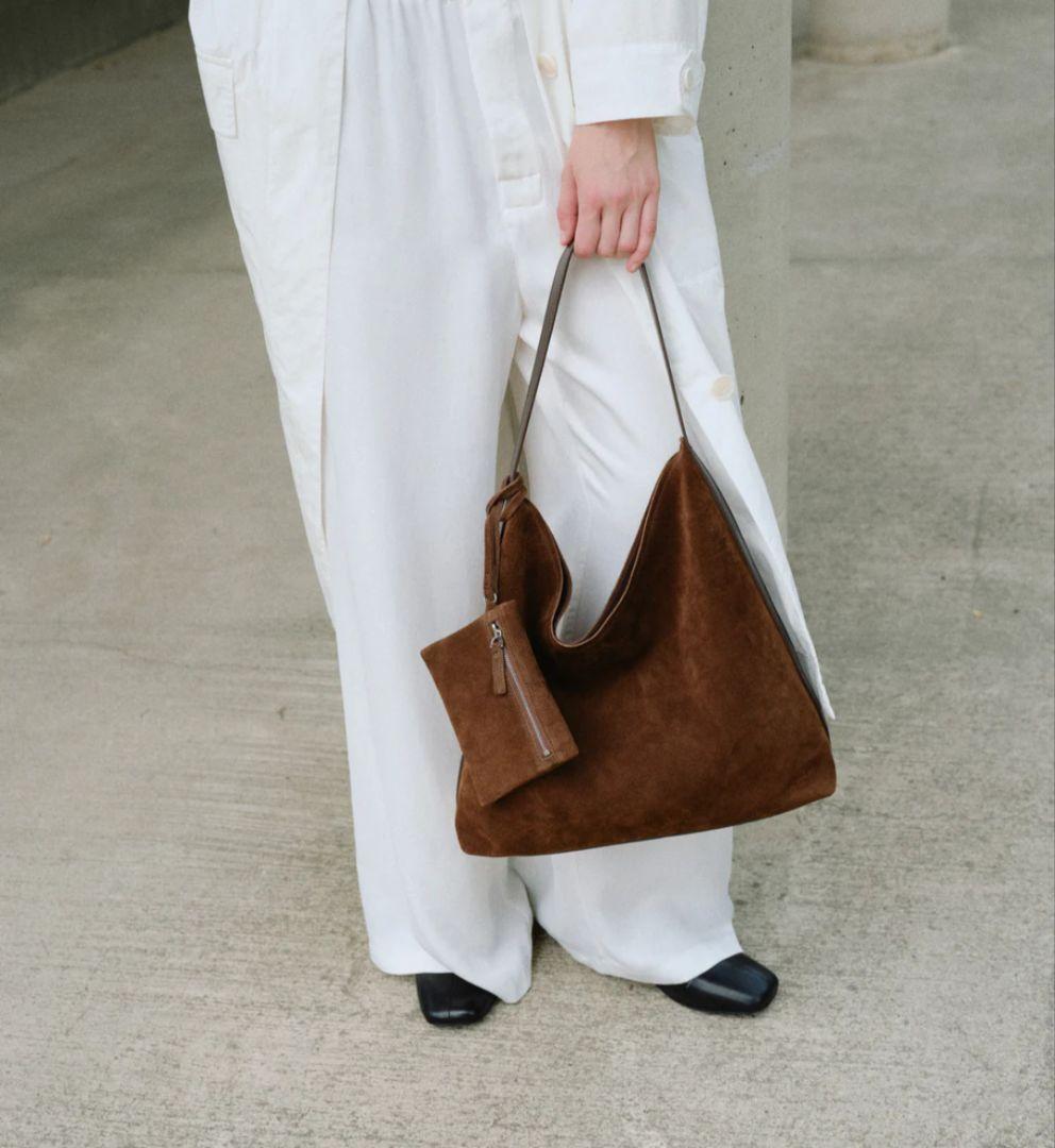 ROH SEOUL Pulpy hobo bag Suede ブラウン