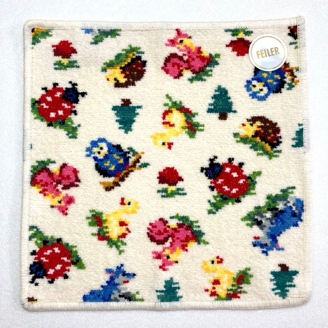 フェイラーハイジフレンズフォレストの タグ付ボトルポーチと 新品未使用のハンカチ