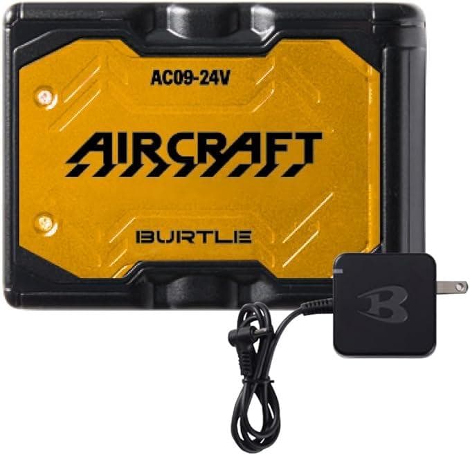最新24V 新品 バートル AC09 バッテリー ゴールド 充電器付き空調服用