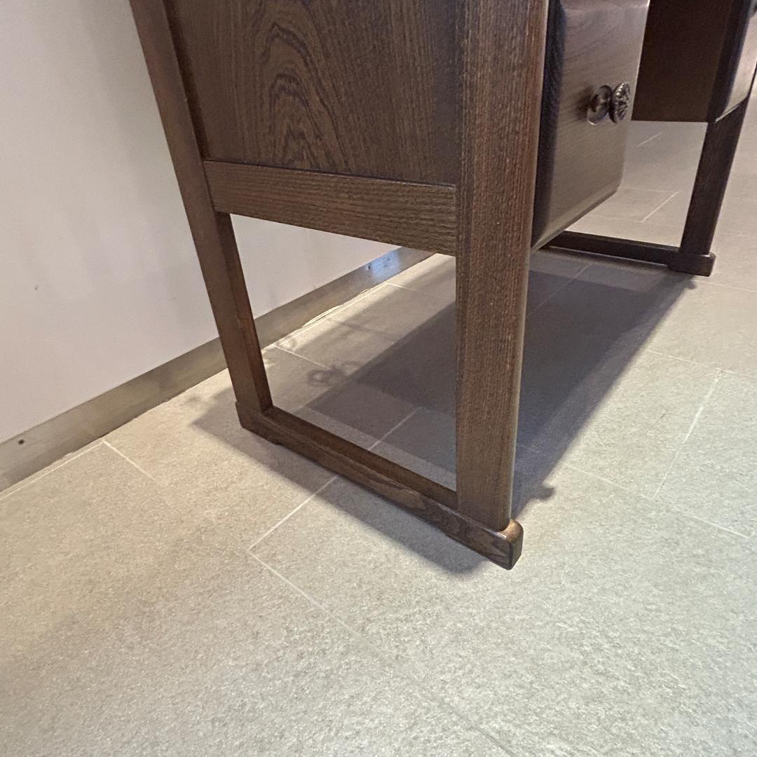 期間限定値下♥【高梨産業 ＲＯＢＩＮ】　オーク無垢材　ドレッサー 椅子付き