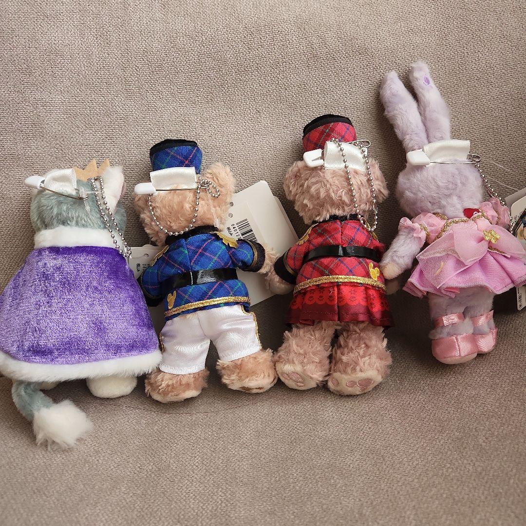 【レア】ダッフィー&フレンズ　くるみ割り人形　4個セット　ぬいぐるみバッジ