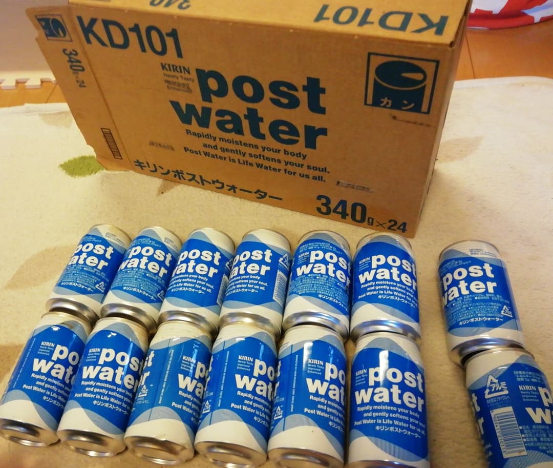 キリン ポストウォーター ツイストボトル＆缶１４本＆缶ケース