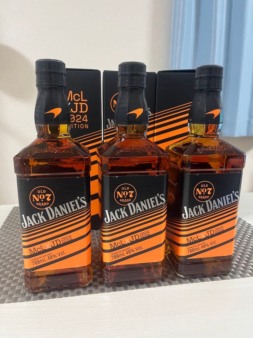 ジャックダニエル　2024年限定品　マクラーレンエディション 3本セット