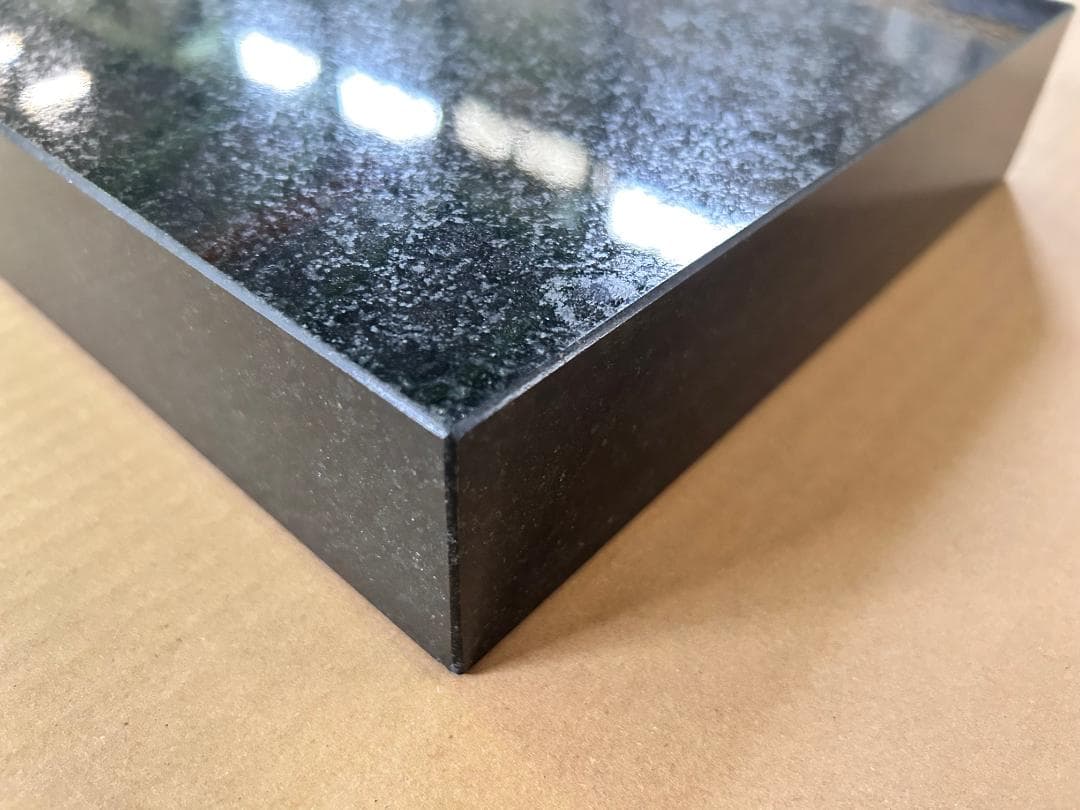 高級 天然黒御影石 特厚オーディオボード●250×250×54●5面磨き●大特価