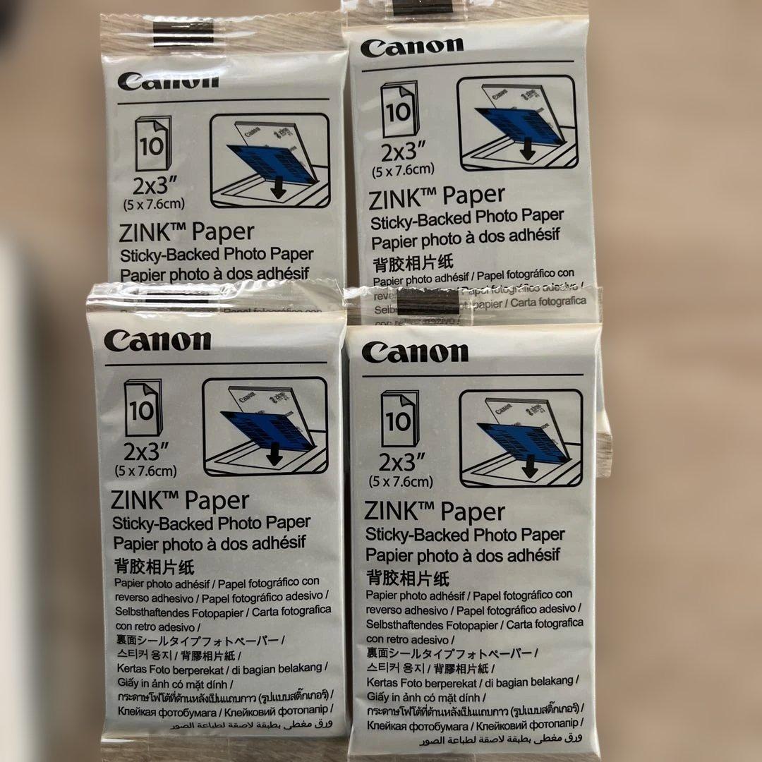 Canon inSPIC ポータブルプリンター + ZINKペーパー