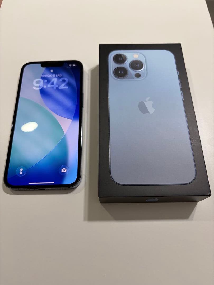 【明日発送】iPhone13pro 256GB SIMフリー シエラブルー