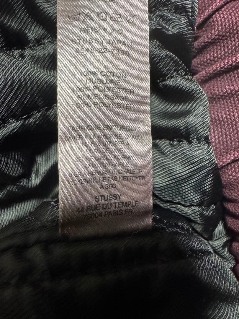 STUSSY CANVAS INSULATED WORK JACKET Sサイズ