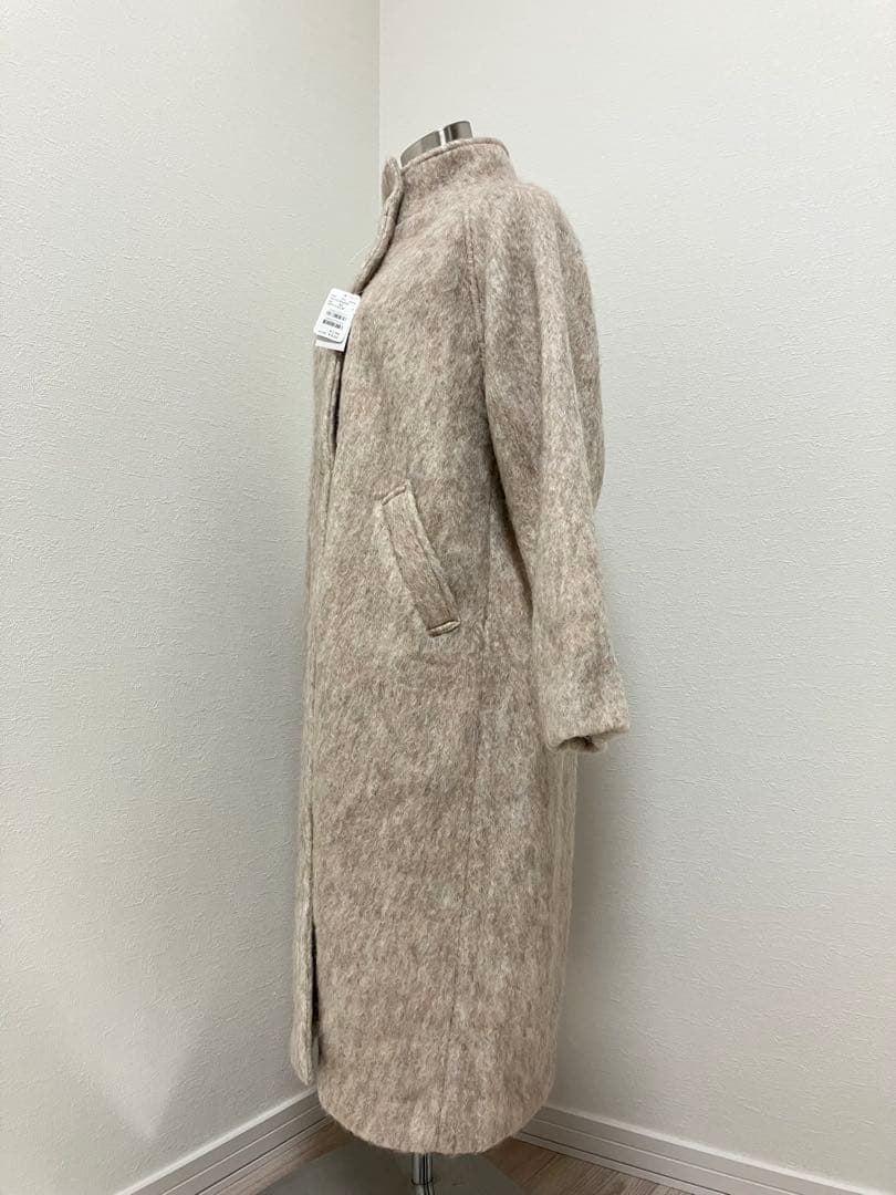 Thevon ゼヴォン シャギースタンドカラーコート