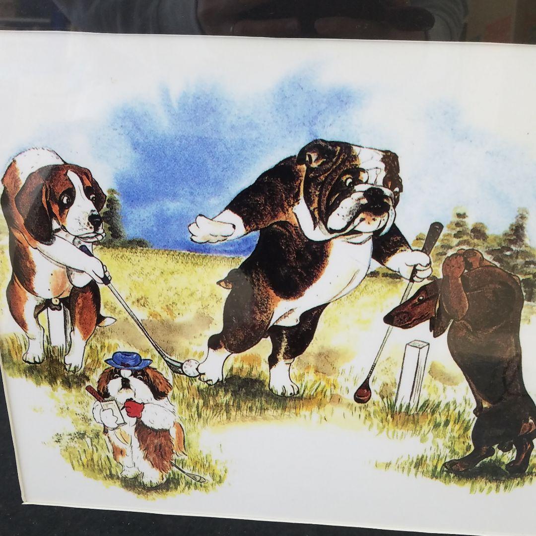 犬　絵画　山本ようこさん作